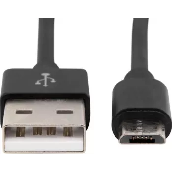 Ansmann 1700-0076 1,2 m USB A micro-USB zwart telefoonkabel (1700-0076)