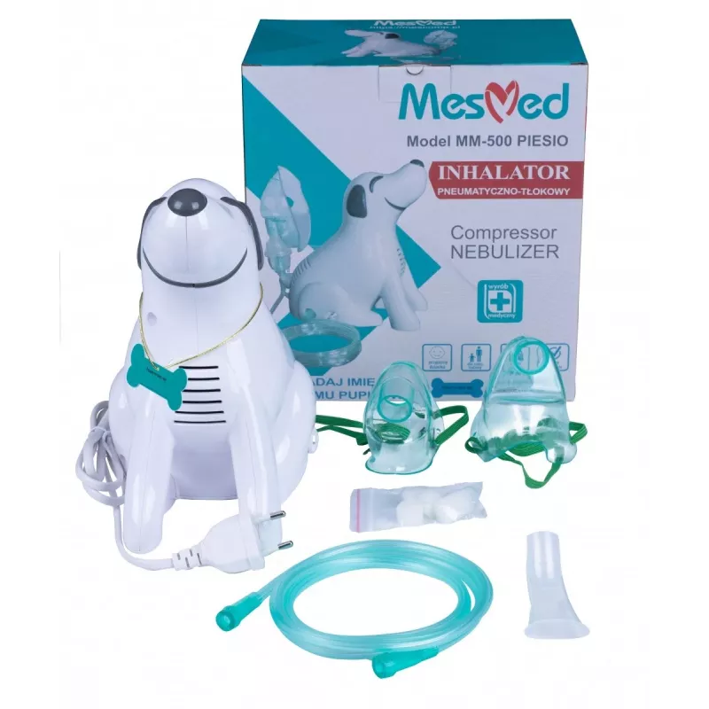 Inhalator Mesmed MM-500 Piesio pneumatisch-zuigeraangedreven draagbaar ontwerp