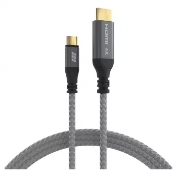 EFB Elektronik USB-C-naar-HDMI-kabel 4K30Hz grijs - kabel - digitaal/data (USB-HDMI-00001)
