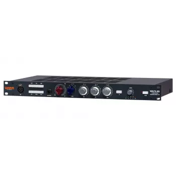 Audiovoorversterker WARM AUDIO WA73-EQ — eenkanaals, zwart, 20–20.000 Hz, 1200 Ω ingang, 115/230 V
