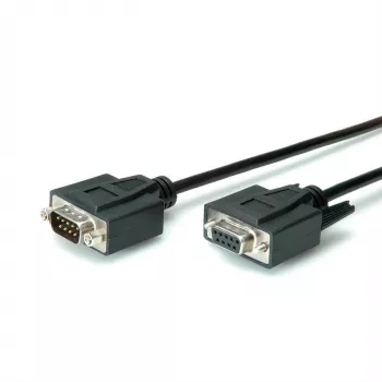 Seriële kabel VALUE 11.99.6210 zwart 1 m DB-9