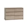 Topeshop K120 SONOMA 2X3 ladekast