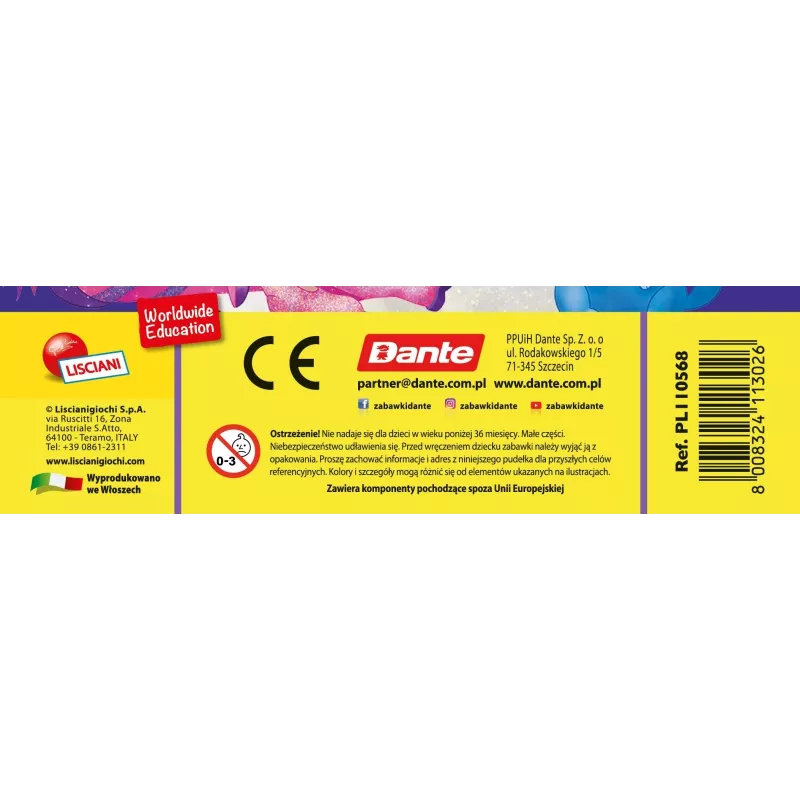 Markeerstiftenset Liscianigiochi Moon Academy — set Moon-markeerstiften (304-PL110568)