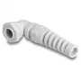 DeLOCK kabelwartel 90°-haaks PG9 grijs met trekontlasting