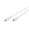 Assmann USB-verbindingskabel, Type-A - B M/M, 3,0 m, geschikt voor USB 2.0, UL, beige (AK-300102-030-E)