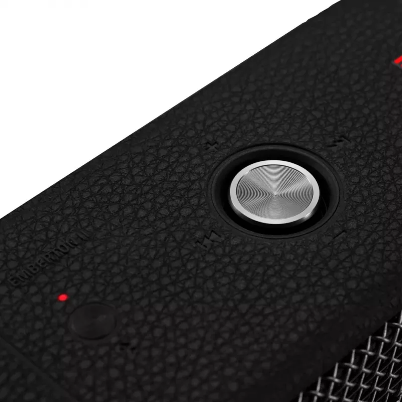 Draagbare Bluetooth-luidspreker Marshall Emberton II zwart steel — compact ontwerp, draadloze audio