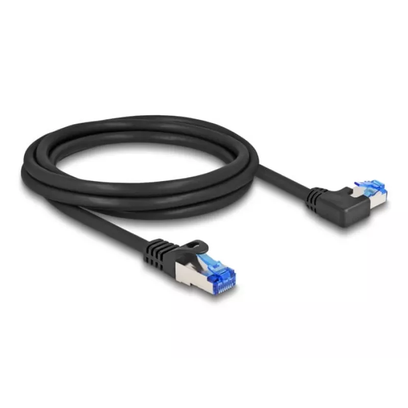Netwerkkabel DeLOCK RJ45 Cat.6A S/FTP 2m zwart