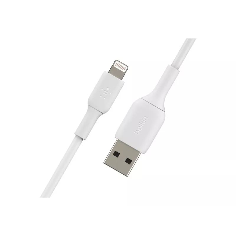 Belkin PVC USB-A naar Lightning 2m wit