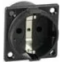 AS Schwabe 45081 inbouwstopcontact zwart (45081)