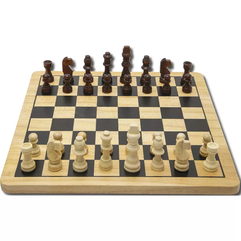 Deluxe Wood - schaken & dammen, bordspel