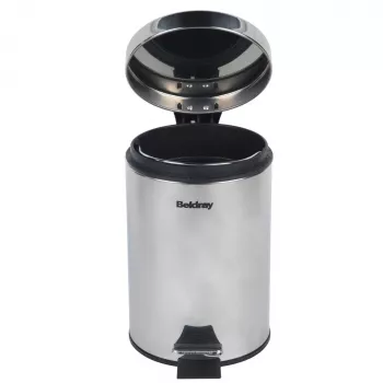 Beldray LA038098SSAFEU7 pedaalemmer 3 liter soft-close roestvrij staal