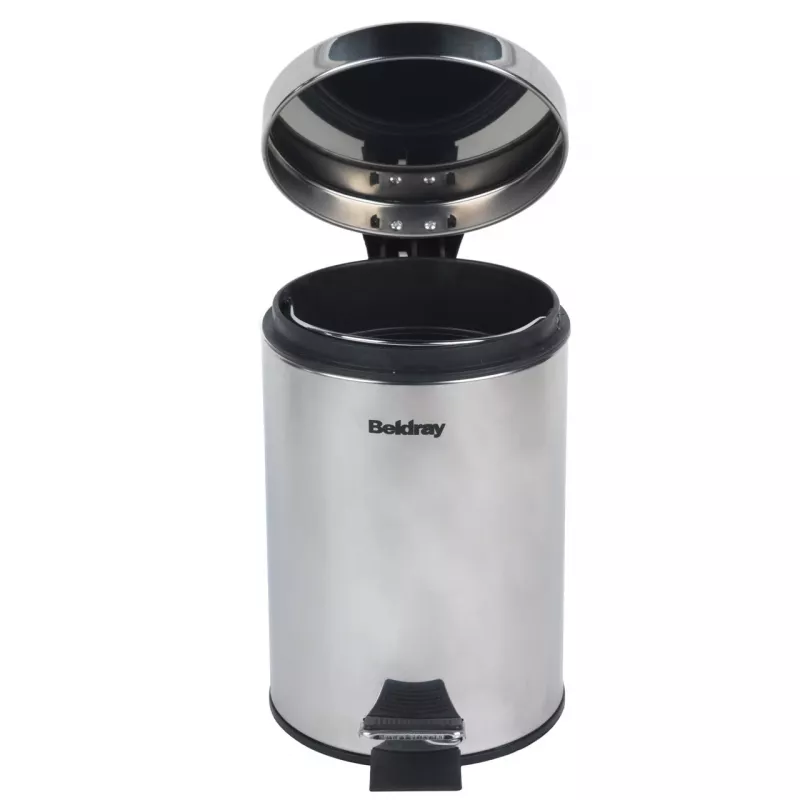 Beldray LA038098SSAFEU7 pedaalemmer 3 liter soft-close roestvrij staal