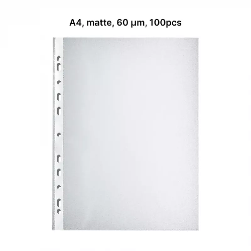 AD Class geperforeerde insteekhoes Orange Peel A4 60 µm, zak 100 stuks
