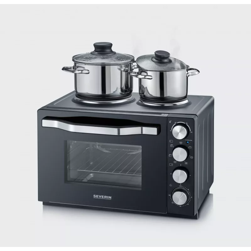 Toaster-oven Severin TO 2074 30L 2500W zwart grill