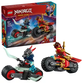 LEGO bouwset NINJAGO 71838 Kais motor-snelheidsrace — 79 onderdelen, 2 minifiguren, leeftijd 6+, afmetingen 40×30×90 mm