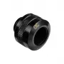 Alphacool 17471 Eiszapfen PRO 13 mm HardTube-koppeling G1/4, messing, 22 mm diameter, 20 mm hoogte, Deep Black
