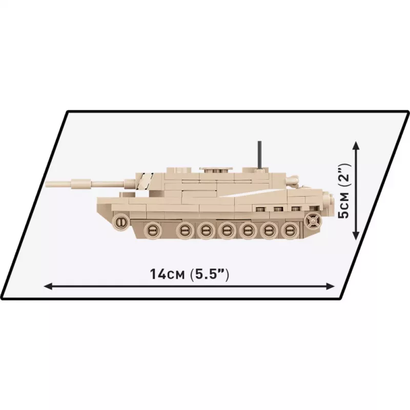 Bouwset Cobi Abrams M1A2 — 174 onderdelen, aanbevolen leeftijd 6+, beige