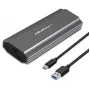 Behuizing | kies voor NV2271 voor M.2 SSD | SATA | NVMe | USB-C | 2TB