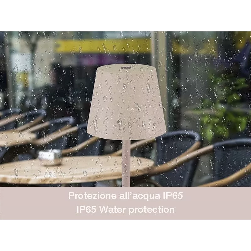 Beper P207ILI202 oplaadbare led-tafellamp, aanraakschakelaar, dimbaar, poeder