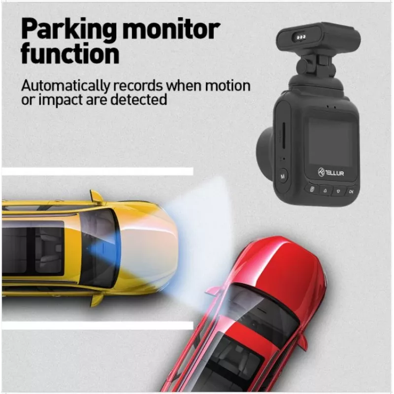 Dashcam Tellur Dash Patrol DC1 FullHD 1080P zwart