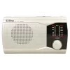 Draagbare Eltra EWA zilver radio — AM/FM-ontvanger, batterijgevoed