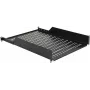 Rackplateau LOGON RAS415BL zwart 50 kg draagvermogen 19 inch