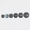 Reistas The North Face Base Camp Duffel S - stone slab/granite grijs