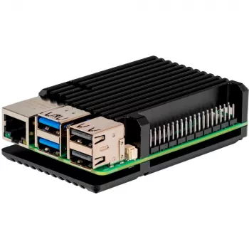 Joy-IT ARMOR Case BLOCK SBC-behuizing geschikt voor ontwikkelkits Raspberry Pi (RB-AlucaseP5-07)