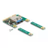 DeLOCK Mini PCIe I/O 1 x USB 2.0 Type-A bus full-size half-size