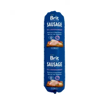 Natte voeding voor honden Brit Premium kip & konijn 800 g
