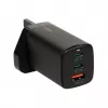 iBOX C-65 zwart, universele GaN-65W-oplader met UK-stekker