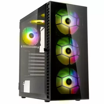Kolink Observatory HF Glass ARGB midi-tower - zwart