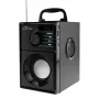 Draagbare luidspreker MEDIA-TECH MT3179, 20 W (RMS 15 W), Bluetooth 5.1, FM, MicroSD, USB, AUX, Li-Ion, 6 uur, houten behuizing
