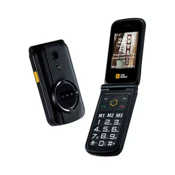 Flip-telefoon AGM M8 FLIP — dual-sim, 7,11 cm (2,8 inch) display, 1500 mAh accu, 162 g, zwart