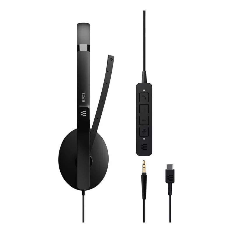 EPOS ADAPT 165 USB-C II headset bedraad hoofdband kantoor/callcenter USB Type-C zwart