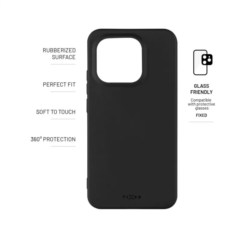 Fixed Story | achterkant cover | Xiaomi | 15T | rubber | zwart