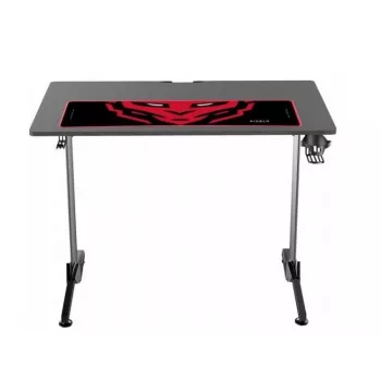Tafel Diablo X-Mate zwart — rechthoekig carbonfineer tafelblad, 1000×600×755 mm