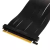 PHANTEKS PCIe x16 riser ribbon-kabel, 90 graden, 22 cm – zwart