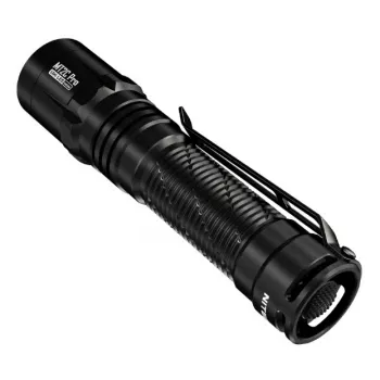 Handzaklamp Nitecore MT2C Pro, compacte aluminium LED, USB-oplaadbaar, 50 lm min, waterdicht 2 m, stootvast, 117,5 mm, 64 g, zwart