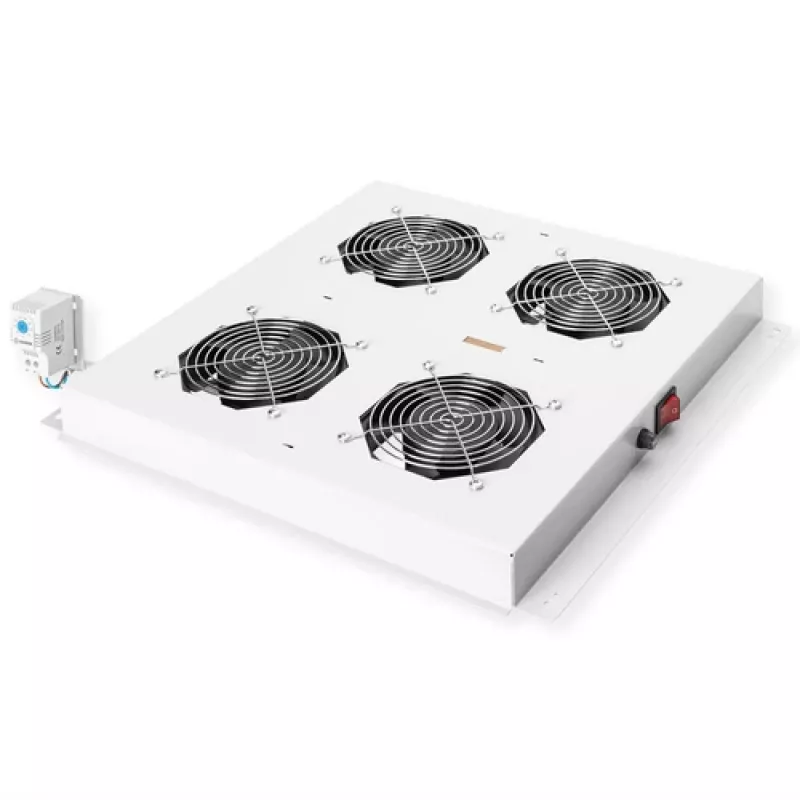 ROLINE 19 inch ventilatorunit, 4 ventilatoren, grijs, model 26.21.0077