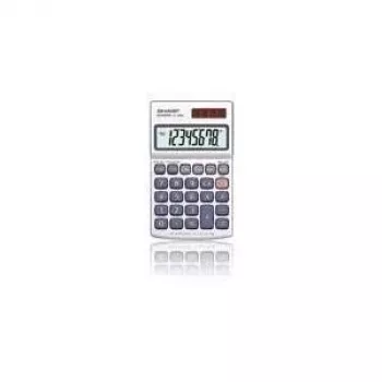 Sharp EL-250S rekenmachine basic zilver