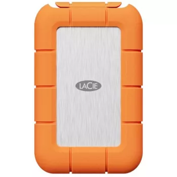 Externe SSD LaCie STND4000400 4 TB USB4 Gen 3x2 Thunderbolt USB Type-C, oranje/rvs