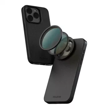 CPL-filter Telesin P10-FLT-02 58 mm voor iPhone 15 Pro/Pro Max