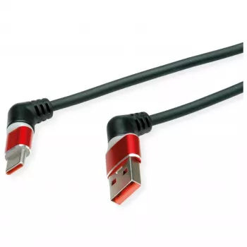 ROLINE USB2.0 kabel 360° draaibaar A-C ST/ST 2m - kabel - digitaal/data (11.02.8346)