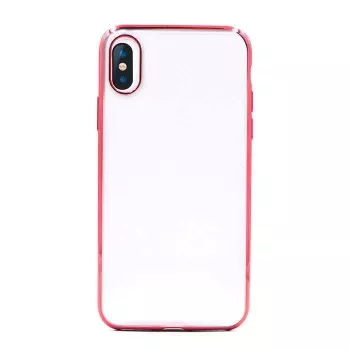 Telefoon soft case Devia voor iPhone XS Max, rode TPU-hoesje
