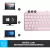Logitech MX Keys Mini Minimalist draadloos verlicht toetsenbord - ROSE - CENTRAL (DE)