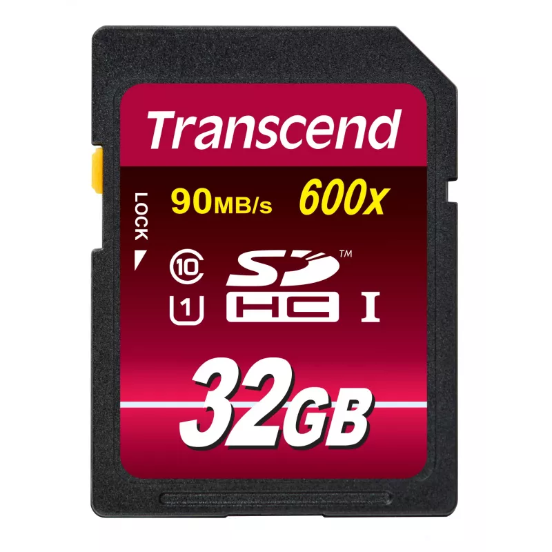 Flashgeheugen Transcend 32 GB SDHC UHS-I 600x TS32GSDHC10U1