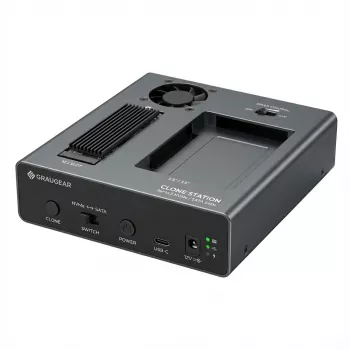 Dockingstation GrauGear G-M2ST235-CL voor M.2 NVMe/SATA SSD en 2,5/3,5-inch harde schijven