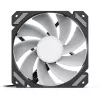 SHARKOON SHARK Mirror RGB PWM Reverse 120 mm behuizingsventilator, 1500 RPM, zwart