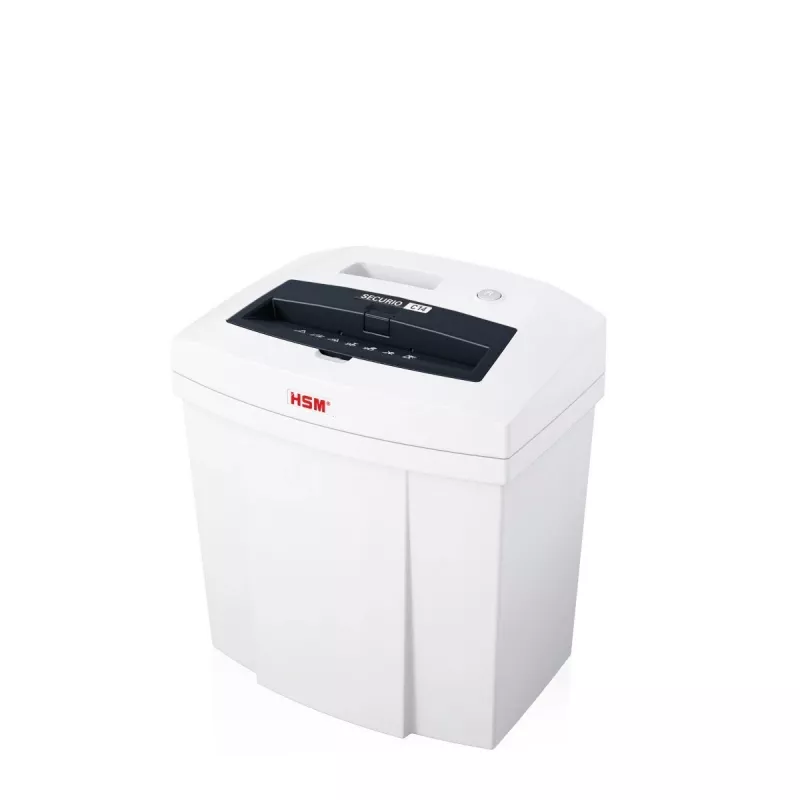 HSM SECURIO C14 papiervernietiger, strooksnede 3,9 mm, P-2, 14 vel, invoer van 225 mm, opvangbak van 20 l